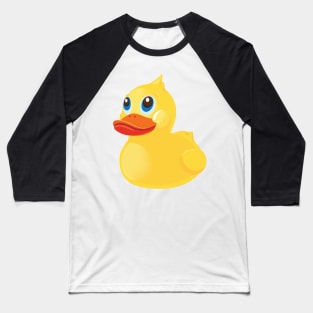 Yellow Rubber Duck - Oblique Left Front Baseball T-Shirt